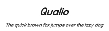Qualio by BBA Key — Sans Serif Font — thumbnail 1