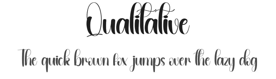 Qualitative by Andi Moz — Script Handwritten Font