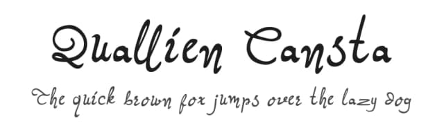 Quallien Cansta by Gie Studio — Script Handwritten Font