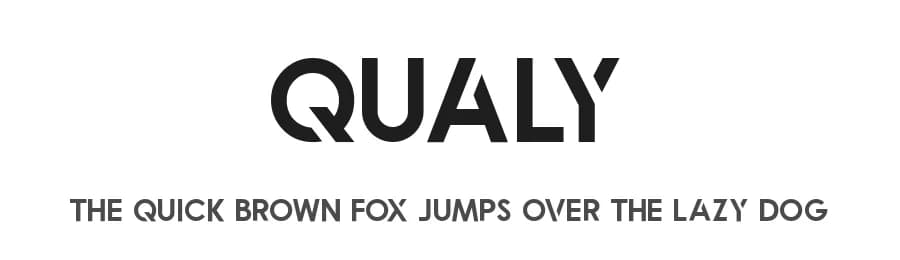Qualy by Creative Killer — Sans Serif Font