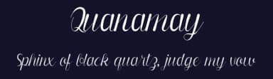Quanamay by Reguler Studio — Script Handwritten Font — thumbnail 2