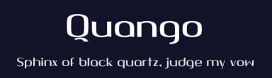 Quango by NimaType — Sans Serif Font — thumbnail 2