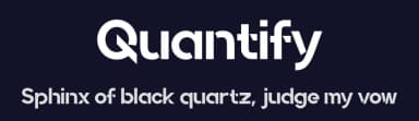 Quantify by Sentype — Sans Serif Font — thumbnail 2