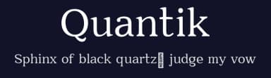 Quantik by Parker Creative — Serif Font — thumbnail 2