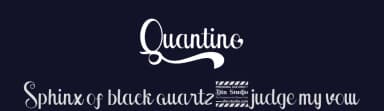 Quantine by Din Studio — Script Handwritten Font — thumbnail 2