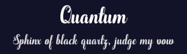 Quantum by Marwah Store — Script Handwritten Font — thumbnail 2