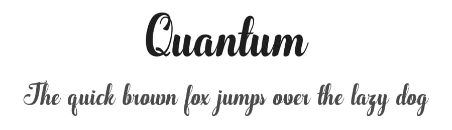 Quantum by Marwah Store — Script Handwritten Font