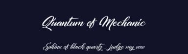 Quantum of Mechanic by Cat.B — Script Handwritten Font — thumbnail 2