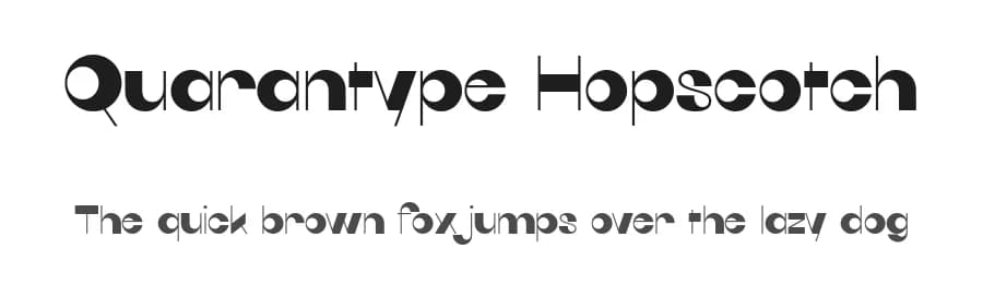 Quarantype Hopscotch by Zetafonts — Sans Serif Font