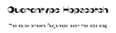 Quarantype Hopscotch by Zetafonts — Sans Serif Font — thumbnail 1