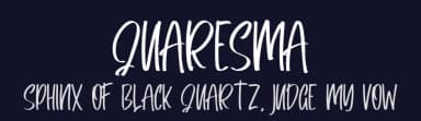Quaresma by Skiiller Studio — Script Handwritten Font — thumbnail 2