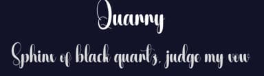 Quarry by Andi Moz — Script Handwritten Font — thumbnail 2