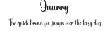 Quarry by Andi Moz — Script Handwritten Font — thumbnail 1