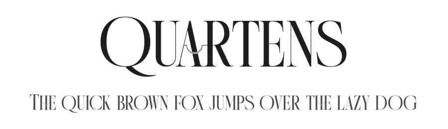 Quartens by Storytype Studio — Serif Font