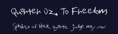 Quarter Oz. To Freedom by Spork Thug Typography — Script Handwritten Font — thumbnail 2
