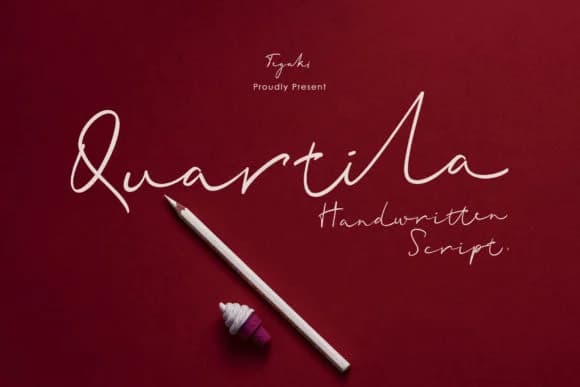 Quartila Font by Tegaki — Script Handwritten Font