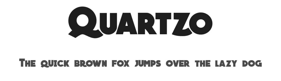 Quartzo by Herofonts — Sans Serif Font