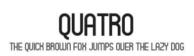 Quatro by André Felipe — Sans Serif Font — thumbnail 1