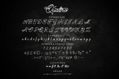 Quattro Font by zainstudio — Script Handwritten Font — thumbnail 8