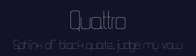 Quattro by Type Sailor — Sans Serif Font — thumbnail 2