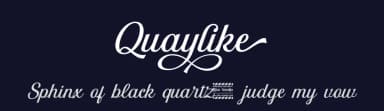 Quaylike by Din Studio — Script Handwritten Font — thumbnail 2