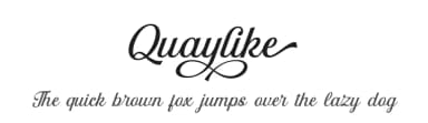 Quaylike by Din Studio — Script Handwritten Font — thumbnail 1