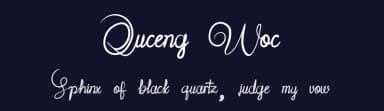 Quceng Woc by Chamdan Chakim — Script Handwritten Font — thumbnail 2