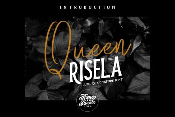 Queen Risela Font by Home Sweet — Script Handwritten Font