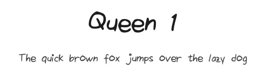 Queen 1 by Spring Liang — Script Handwritten Font