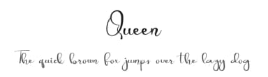 Queen by Luluk Surotul — Script Handwritten Font — thumbnail 1