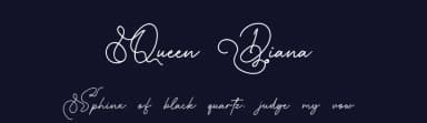 Queen Diana by Erik Studio — Script Handwritten Font — thumbnail 2
