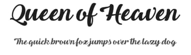 Queen of Heaven by Misti's Fonts — Script Handwritten Font — thumbnail 1