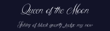 Queen of the Moon by Maelle.K & Youssef Habchi — Script Handwritten Font — thumbnail 2