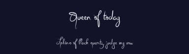 Queen of today by Qkila — Script Handwritten Font — thumbnail 2