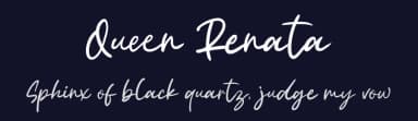 Queen Renata by Bluestype Studio — Script Handwritten Font — thumbnail 2