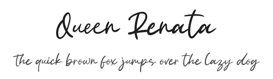 Queen Renata by Bluestype Studio — Script Handwritten Font