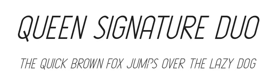 Queen Signature Duo by Staircase Studio — Sans Serif Font