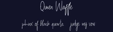 Queen Waffle by Konstantine Studio — Script Handwritten Font — thumbnail 2