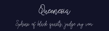 Queenesia by Indriyanti — Script Handwritten Font — thumbnail 2
