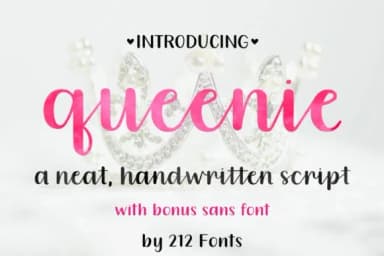 Queenie Font by 212 Fonts — Script Handwritten Font — thumbnail 1
