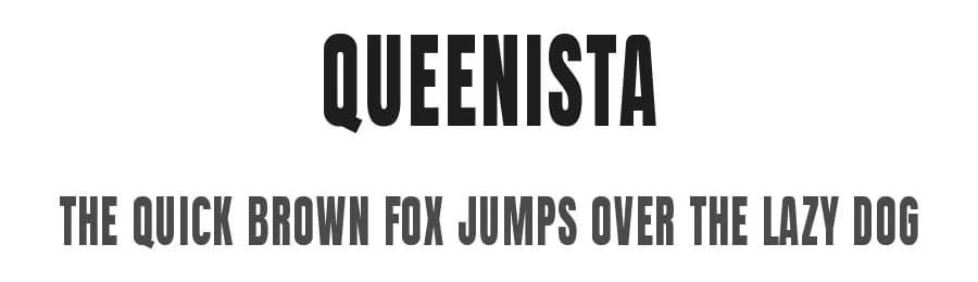 Queenista by Graphicxell — Sans Serif Font