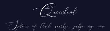 Queenland by Fanastudio — Script Handwritten Font — thumbnail 2