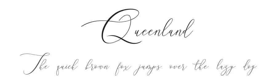 Queenland by Fanastudio — Script Handwritten Font