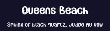 Queens Beach by Scratchones — Script Handwritten Font — thumbnail 2