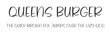 Queens Burger by Balpirick Studio — Script Handwritten Font — thumbnail 1