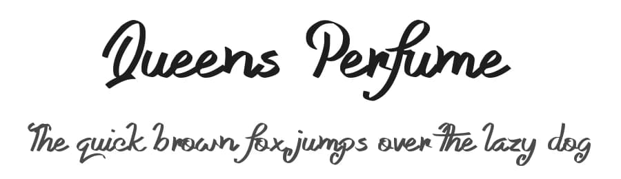 Queens Perfume by JSH creates — Script Handwritten Font