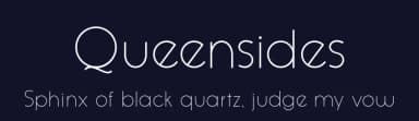 Queensides by Fikryal studio — Sans Serif Font — thumbnail 2