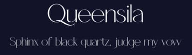 Queensila by zamjump — Serif Font — thumbnail 2