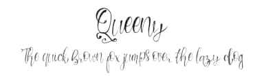 Queeny by DM Letter Studio - Dimas Prasetyo — Script Handwritten Font — thumbnail 1