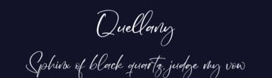 Quellany by Integritype Studio — Script Handwritten Font — thumbnail 2